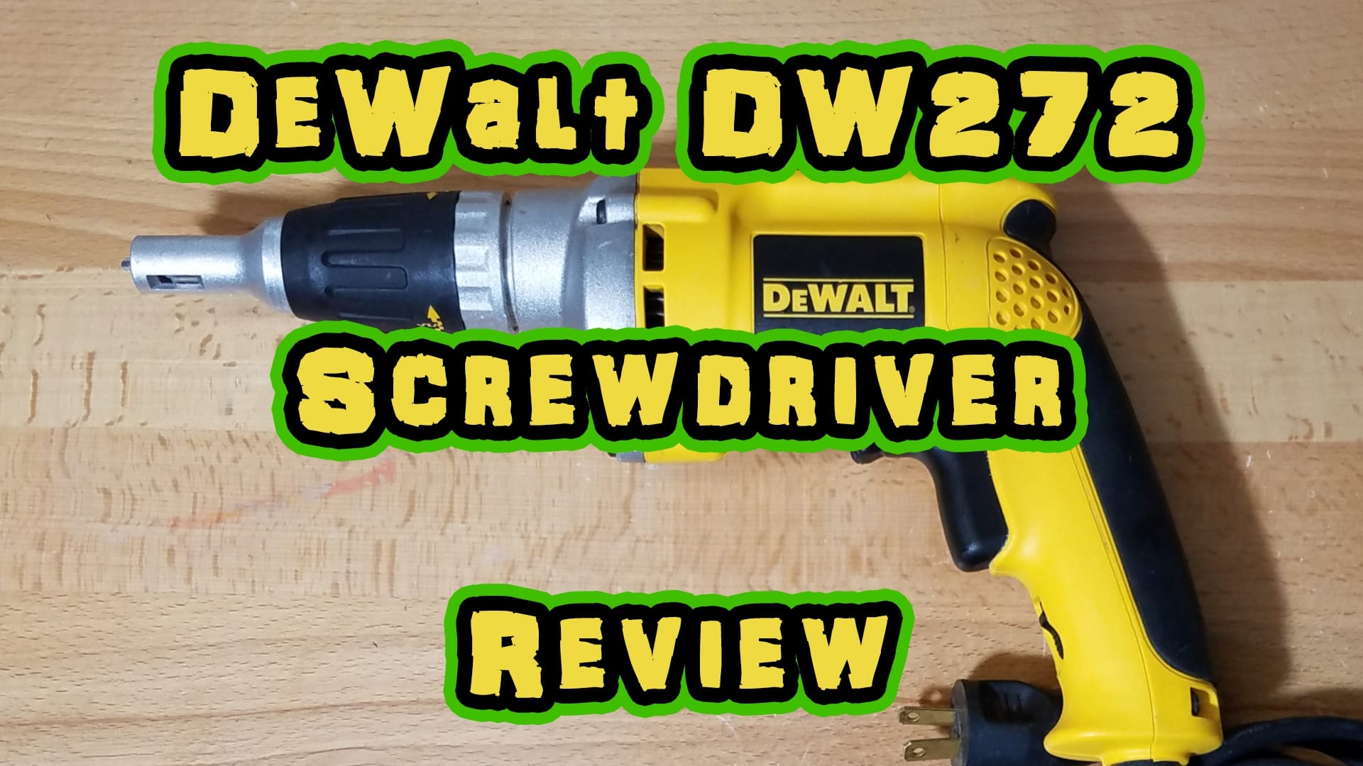 DeWalt DW272 VSR Drywall Screwdriver Review: Easy Screw Installation ...